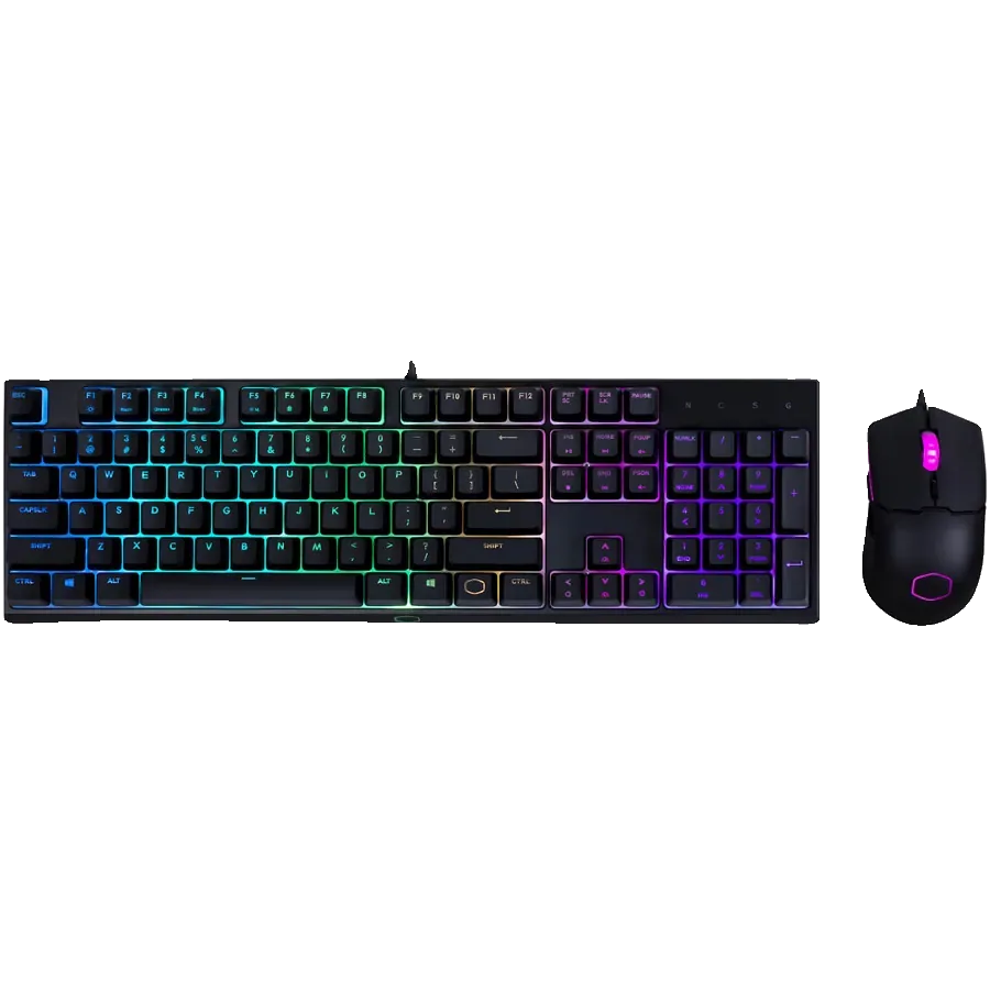 סט מקלדת ועכבר גיימינג חוטי CoolerMaster MS110